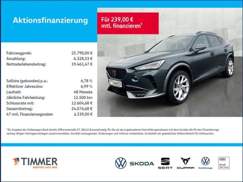 CUPRA  Formentor 1.5 TSI DSG +AHK +LED +RKAM +ACC +APP, Dark Camouflage Metallic