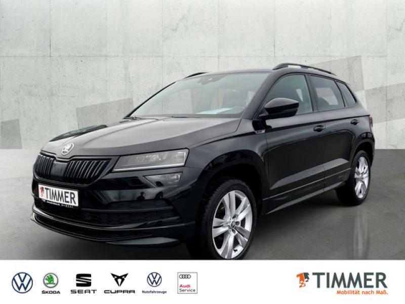 SKODA  Karoq Sportline 1.5 TSI (150PS)*DSG*PANO*AHK*NAV, Schwarz
