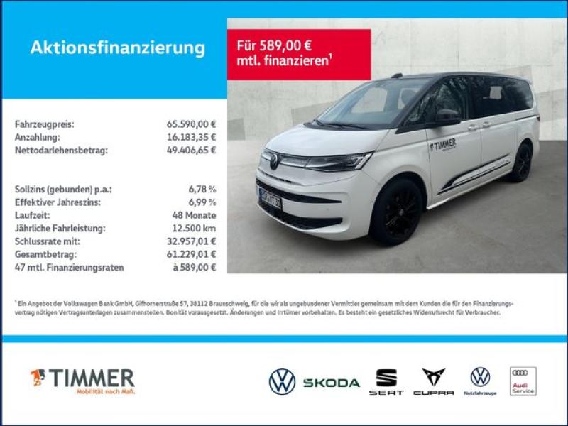 VW  Multivan T7 2.0 TDI DSG Edition LÜ*7-SITZER*MATR, Candy-Weiß