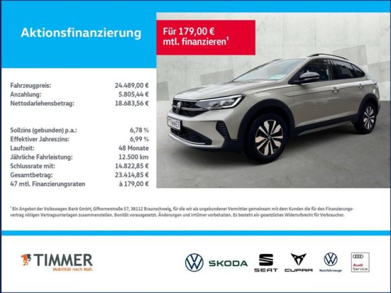 VW  Taigo GOAL 1,0 l TSI OPF 70 kW (95 PS) 5-Gang, Ascotgrau