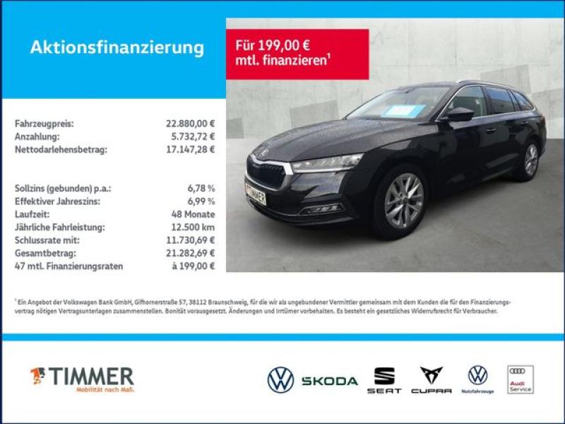 SKODA  Octavia Combi 2.0 TDI DSG STYLE +AHK +LED +ACC +, Black-Magic Perleffekt