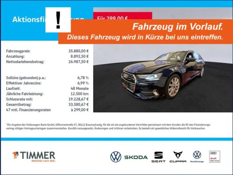 AUDI  A6 Avant 45 TFSI SPORT +PANO +MEMORY +RKAM +SOUN, Firmamentblau Metallic