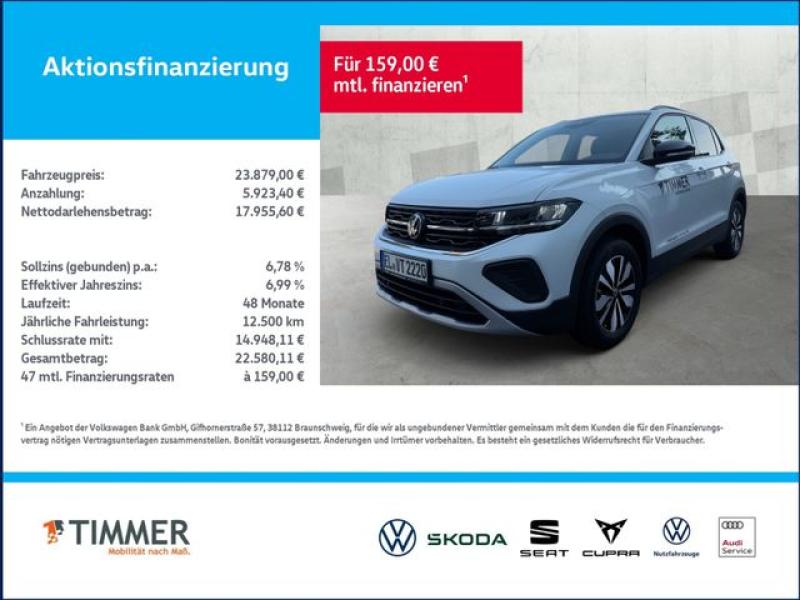 VW  T-Cross 1.0 TSI Life *APP*GJR*RKAM*AHK*, Pure White