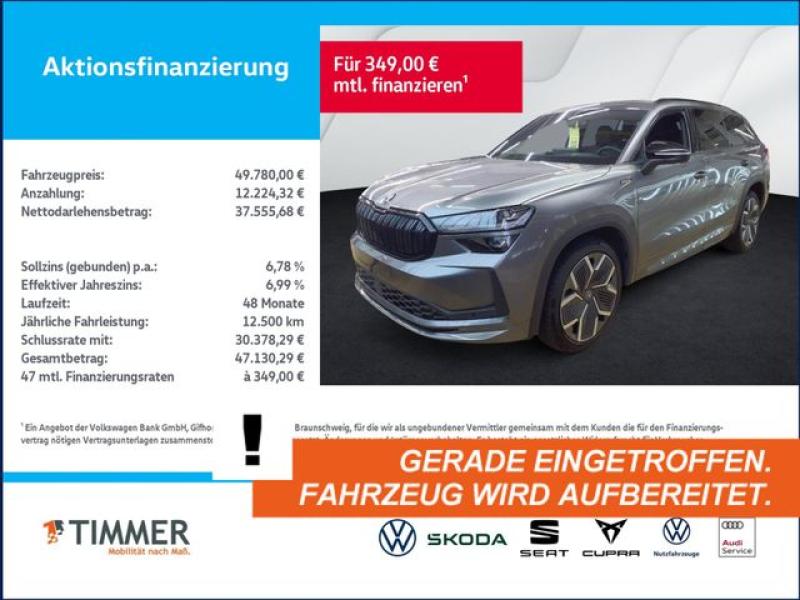 SKODA  Kodiaq 2.0 TDI DSG 4x4 SPORTLINE +AHK +PANO +DCC, Graphite Grau Metallic