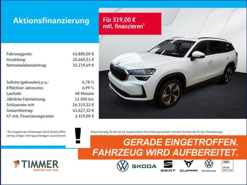 SKODA  Kodiaq 2.0 TSI DSG 4x4 SELECTION +MATRIX +AHK +R, Moon-Weiß Perleffekt