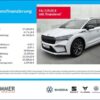 SKODA  Enyaq 60 SportLine +AHK +RKAM +ACC +LM +SHZ +, Moon-Weiss Metallic