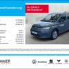 VW  Caddy 2.0 TDI LIFE *RKAM *SHZ *VIRTUAL *LM *GRA, Pure Grey