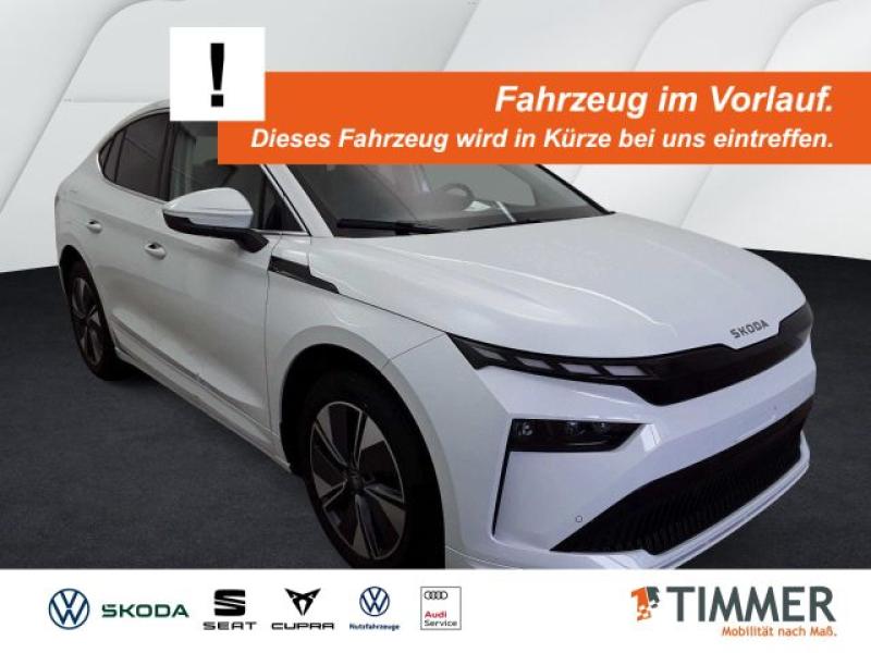 SKODA  Enyaq Coupé 85 LOFT +WÄPU +PANO +MATRIX +ACC +RK, Moon Weiß Perleffekt