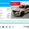 SKODA  Karoq 1.5 TSI DSG SPORTLINE +AHK +MATRIX +ACC +R, Moon Weiss Metallic