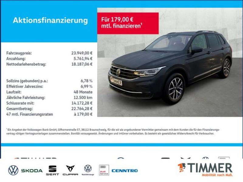 VW  Tiguan 2.0 TDI DSG LIFE *AHK *IQ.LIGHT *ACC *NAV, Uranograu