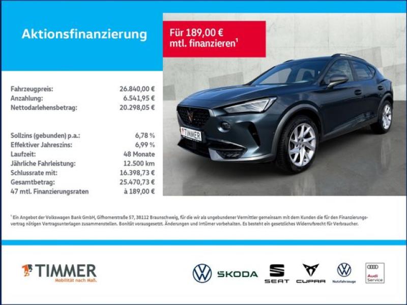 CUPRA  Formentor 1.5TSI 110kW (150PS)*DSG*GJR*PANO*MATR, Magnetic Grau Metallic