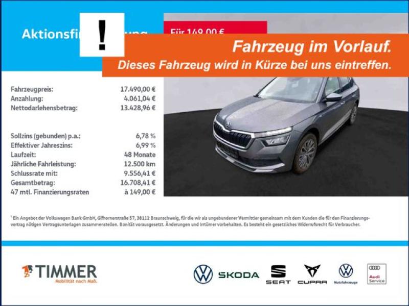 SKODA  Kamiq 1.0 TSI TOUR +LED +VIRTUAL +NAVI +SHZ +17", Graphite Grau Metallic