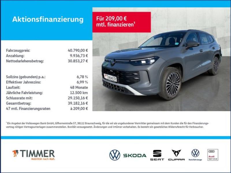 VW  Tayron 2.0 TDI DSG 4M LIFE +AHK +360° +HD-MATRIX, Delfingrau Metallic