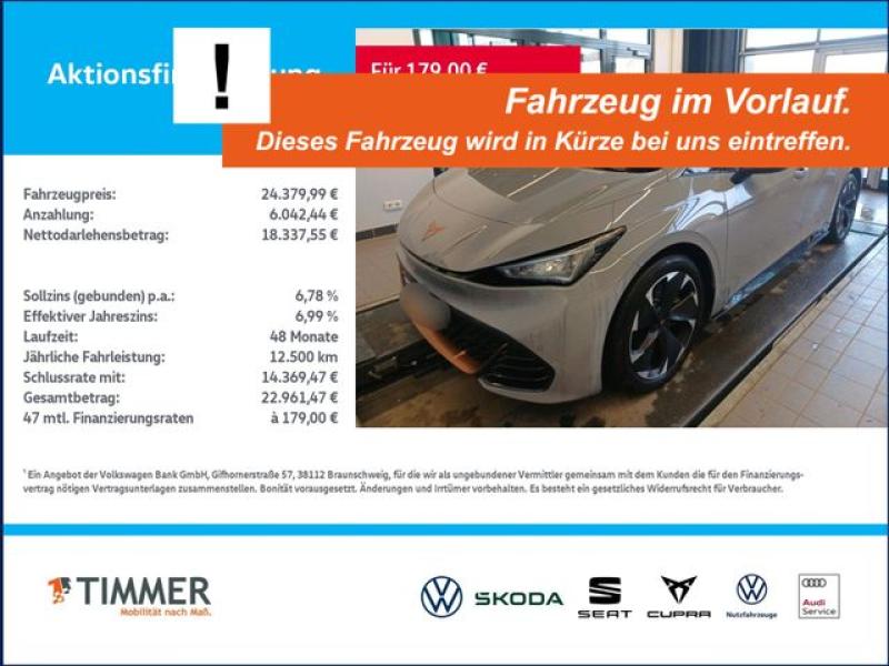 CUPRA  Born 62 kWh +LED +ACC +RKAM +NAVI +SHZ +19" +DAB, Vapor Grau