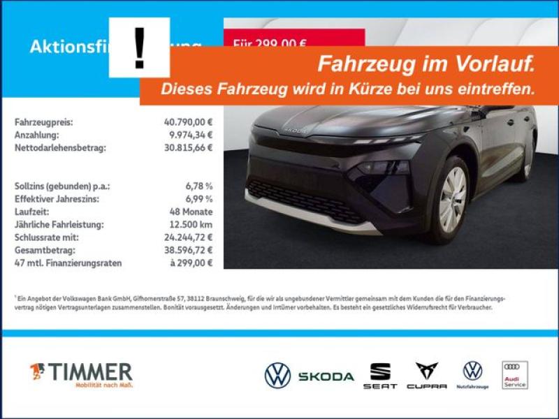 SKODA  Elroq 85 LOFT +WÄPU +AHK +19" +CARPLAY +MATRIX +, Black Magic Perleffekt