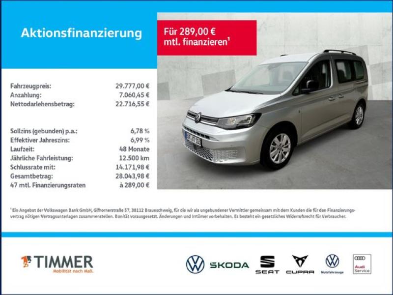 VW  Caddy 2.0 TDI LIFE*APP-CON*RKAM*ALL-SEASON*DIG.C, Reflexsilber Metallic