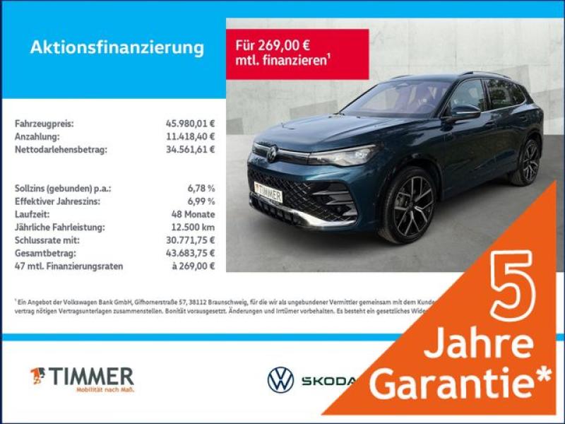 VW  Tiguan 2.0 TDI DSG 4M R-LINE *AHK *H&K *360° *ST, Nightshade Blue Metallic