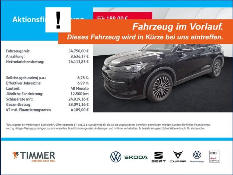 VW  Tiguan 1.5 eTSI DSG GOAL +AHK +IQ.LIGHT +ACC +36, Grenadillschwarz Metallic