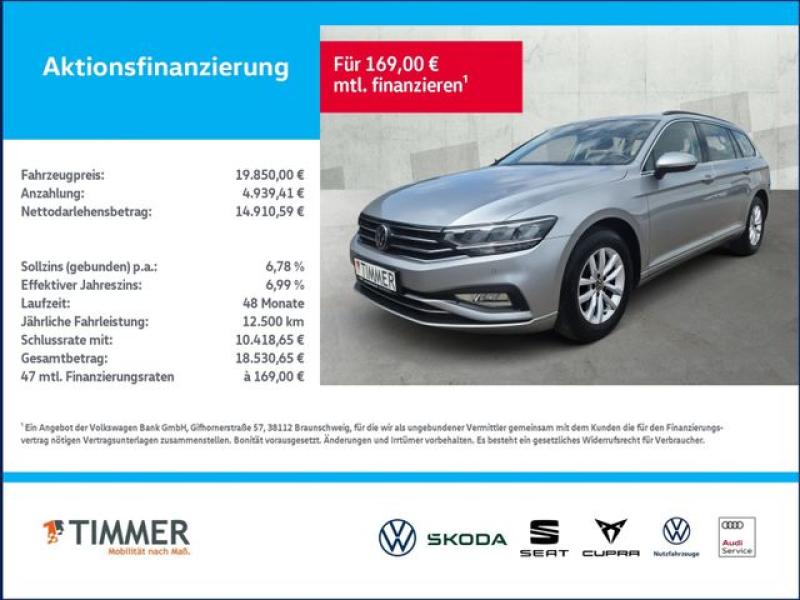 VW  Passat Variant 2.0 TDI BUSINESS *LED *RKAM *ACC, Pyritsilber Metallic