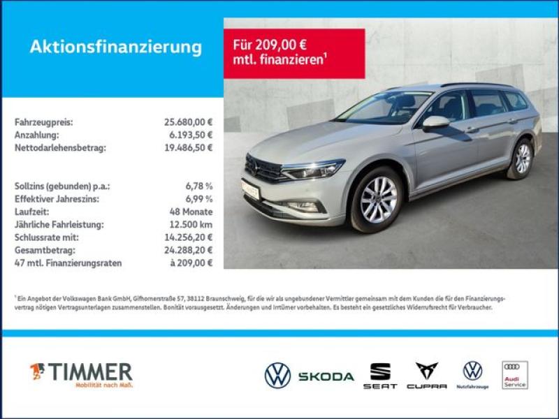 VW  Passat Variant 2.0 TDI DSG BUSINESS *IQ.LIGHT *A, Mondsteingrau