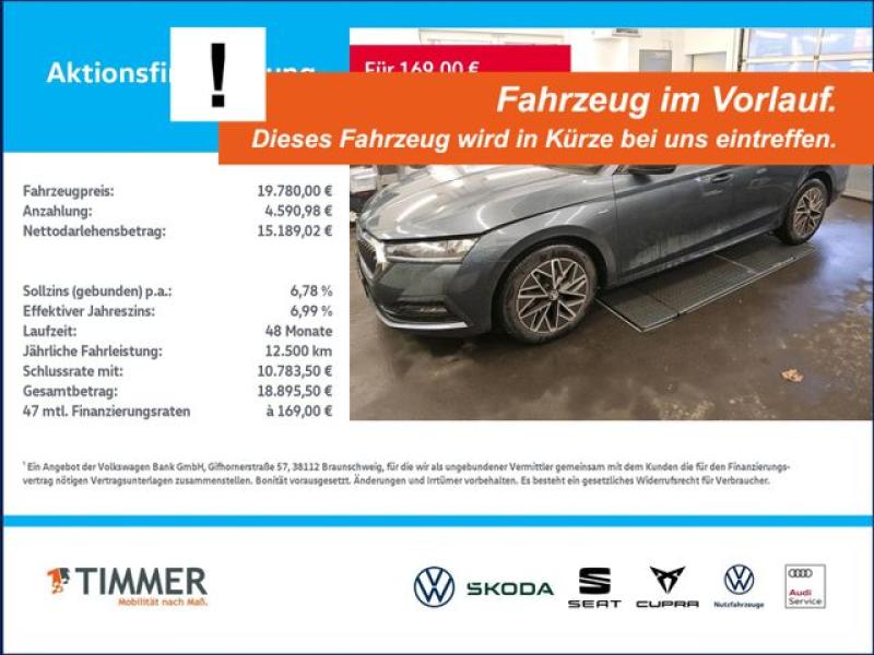 SKODA  Octavia Combi 2.0 TDI DSG CLEVER +AHK +LED +RKAM, Quarz Grau Metallic