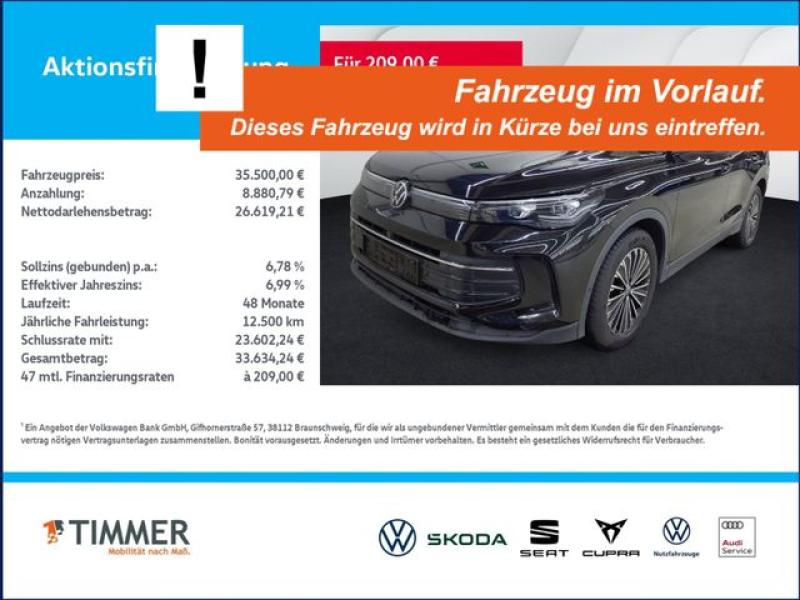 VW  Tiguan 1.5 eTSI DSG GOAL +AHK +360° +IQ.LIGHT +A, Grenadillschwarz Metallic