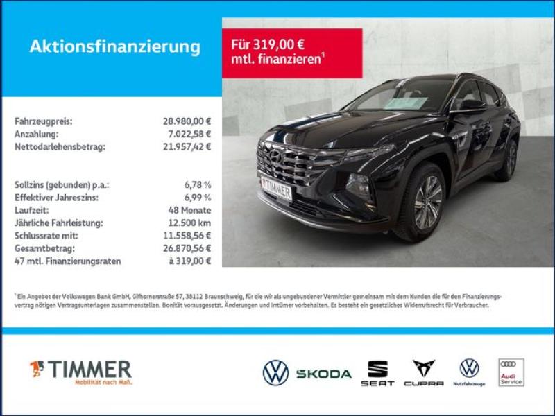 HYUNDAI  TUCSON 1.6 T-GDI Trend Hybrid+4WD+ACC+RFK+Navi+L, Phantom Black