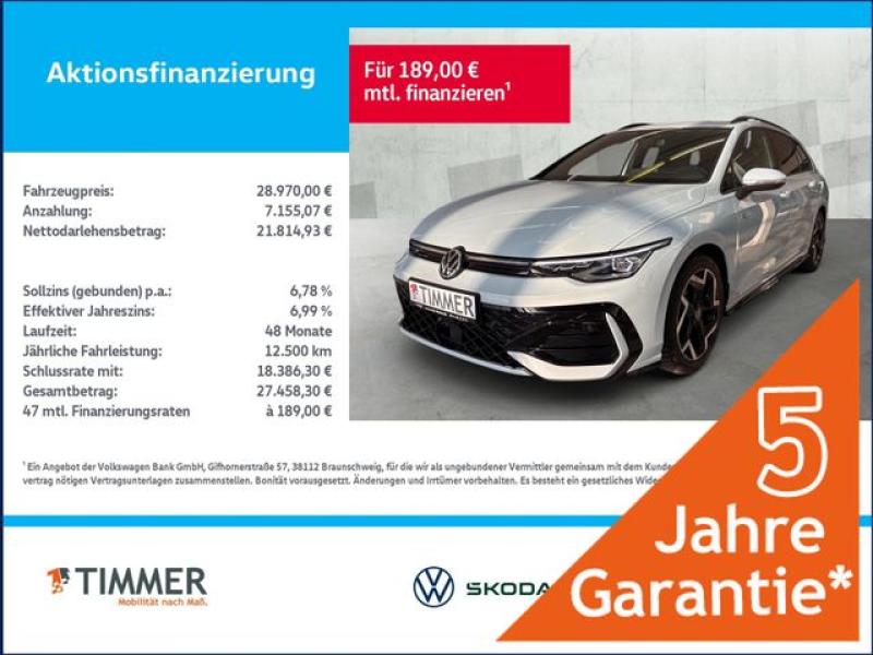 VW  Golf VIII Variant 1.5 TSI R-LINE *AHK *IQ.LIGHT, Crystal Ice Blue Metallic