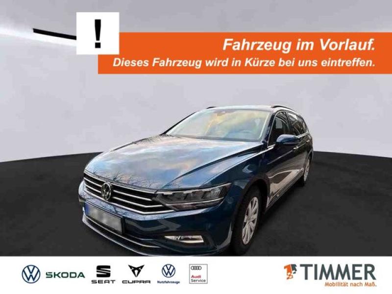 VW  Passat Variant 2.0 TDI DSG BUSINESS +AHK +360° +, Aquamarinblau Metallic