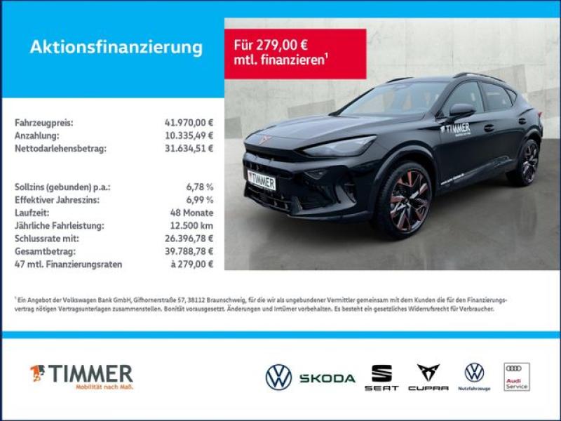 CUPRA  Formentor 2.0TDI 110kW (150PS)*DSG*AHK*MATRIX*36, Midnight Schwarz Metallic