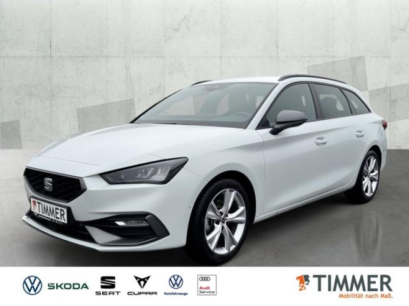 SEAT  Leon ST 1.5 eTSI DSG FR +LED +ACC +RKAM +NAVI +S, Glacial Weiß Metallic