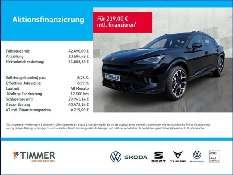 CUPRA  Formentor VZ 2.0 TSI 195kW (265PS) *DSG*NAVI*PAN, Midnight Schwarz Metallic