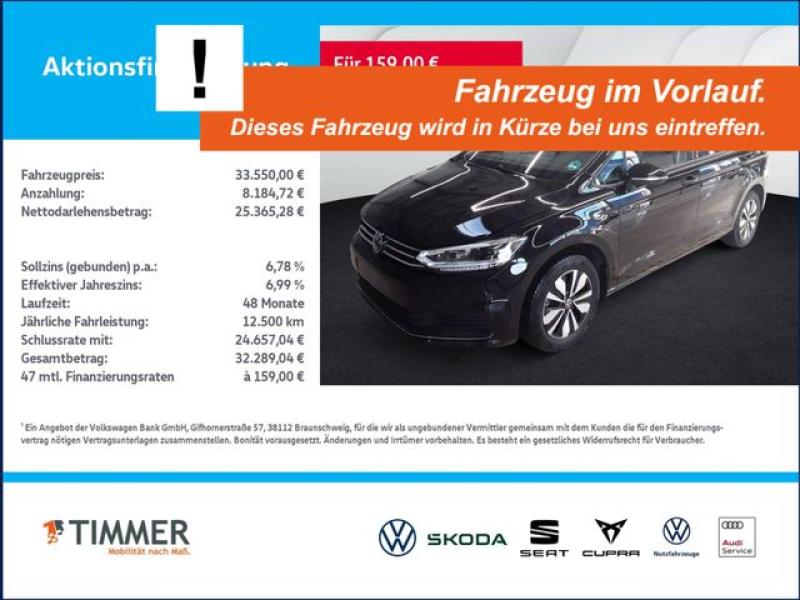 VW  Touran 2.0 TDI DSG GOAL +7-SITZE +AHK +IQ.LIGHT, Grenadillschwarz Metallic