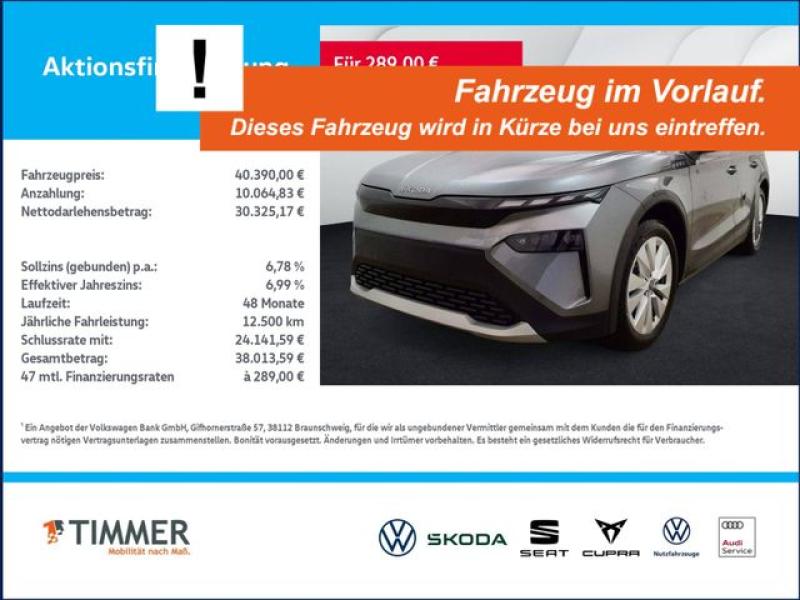 SKODA  Elroq 85 LOFT +WÄPU +AHK +19" +CARPLAY +MATRIX +, Graphite Grau Metallic