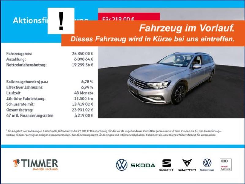 VW  Passat Variant 2.0 TDI CONCEPT +LED +RKAM +STHZG, Pyritsilber Metallic