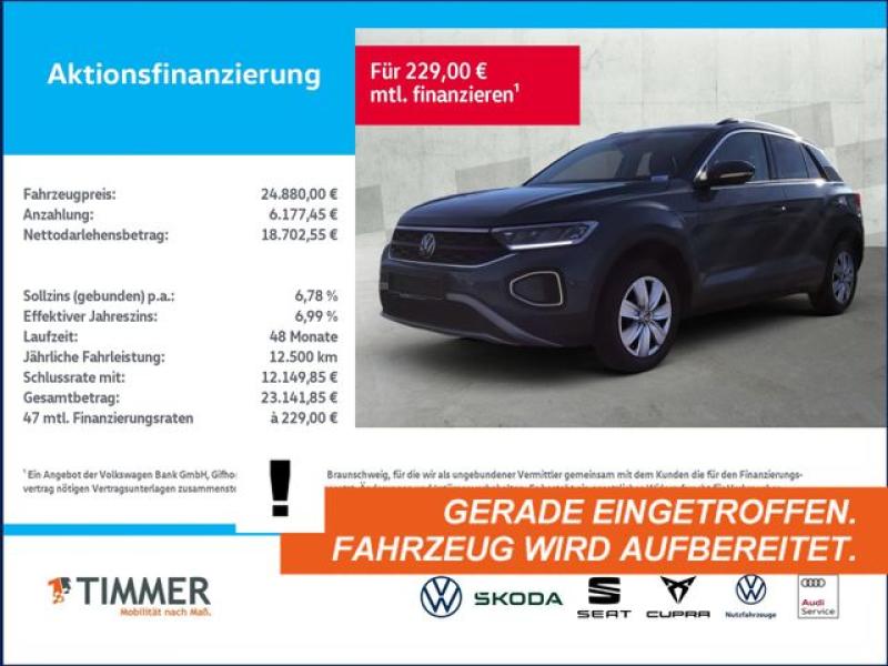 VW  T-Roc 1.5 TSI DSG LIFE +AHK +LED +ACC +VIRTUAL +, Petroleum Blue Metallic