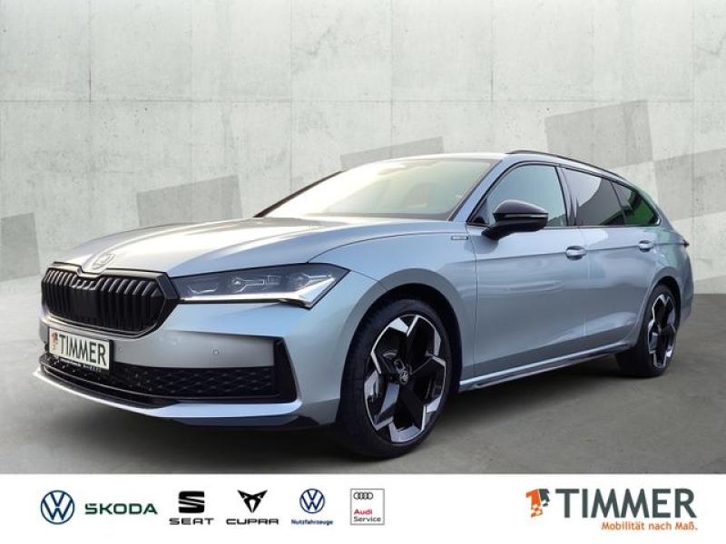 SKODA  Superb Combi 2.0 TDI DSG 4x4 Sportline PANO*AHK*, Pebble Silber Metallic