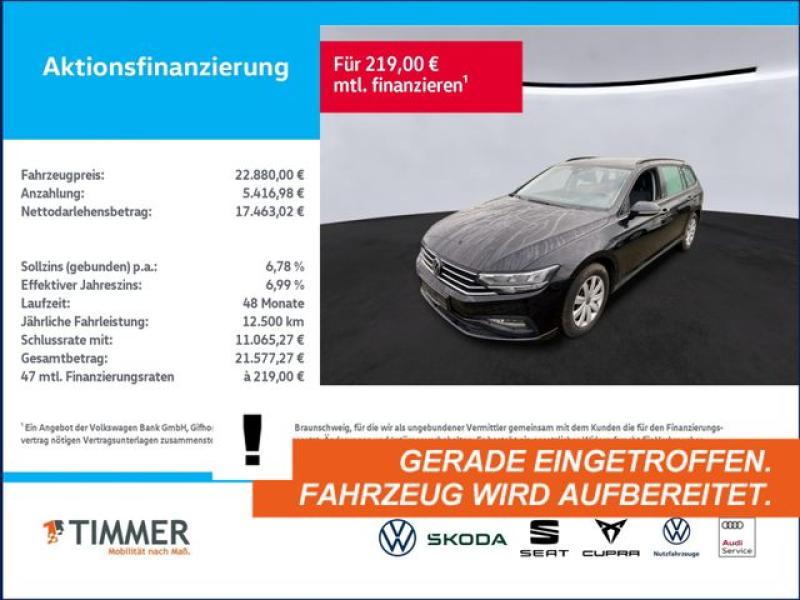 VW  Passat Variant 2.0 TDI DSG +LED +ACC +RKAM +NAVI, Deep Black Perleffekt