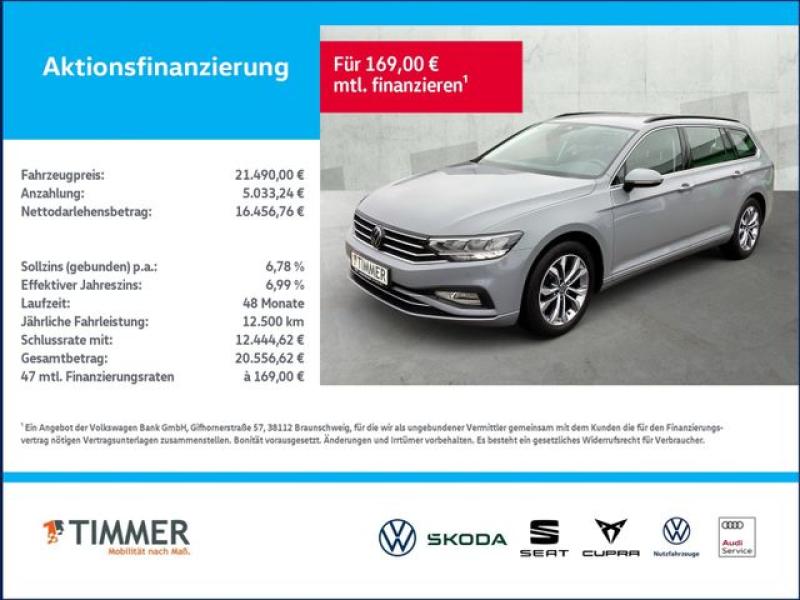 VW  Passat Variant 2.0 TDI BUSINESS +H&K +LED +ACC +, Mondsteingrau