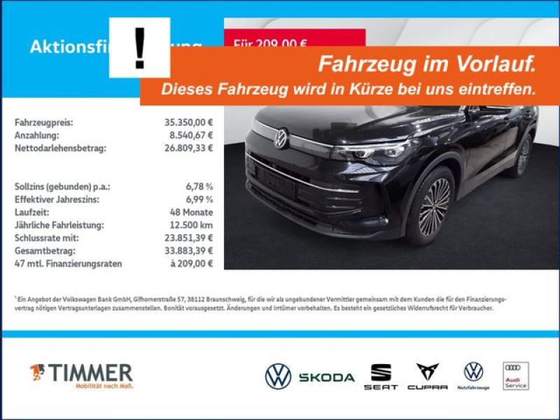 VW  Tiguan 1.5 eTSI DSG GOAL +AHK +IQ.LIGHT +ACC +36, Grenadillschwarz Metallic