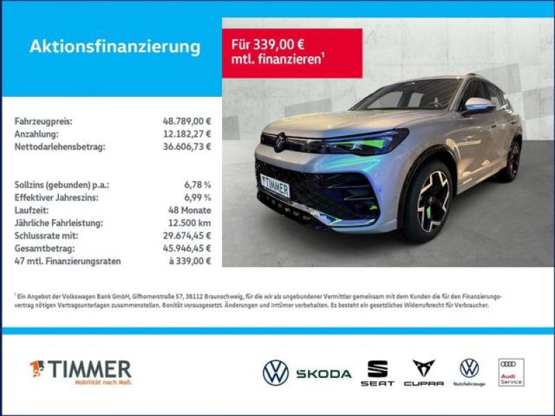 VW  Tiguan 2,0 TDI DSG R-LINE*AHK*MATRIX*AREA-VIEW*H, Oyster Silver Metallic