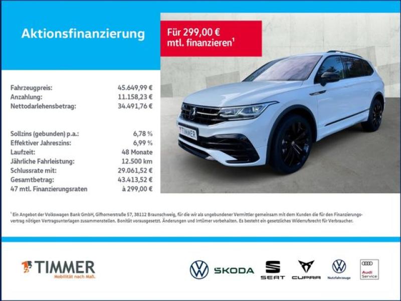 VW  Tiguan Allspace 2.0 TDI DSG 4MOTION R Line *7-SI, Oryxweiß Perlmutteffekt