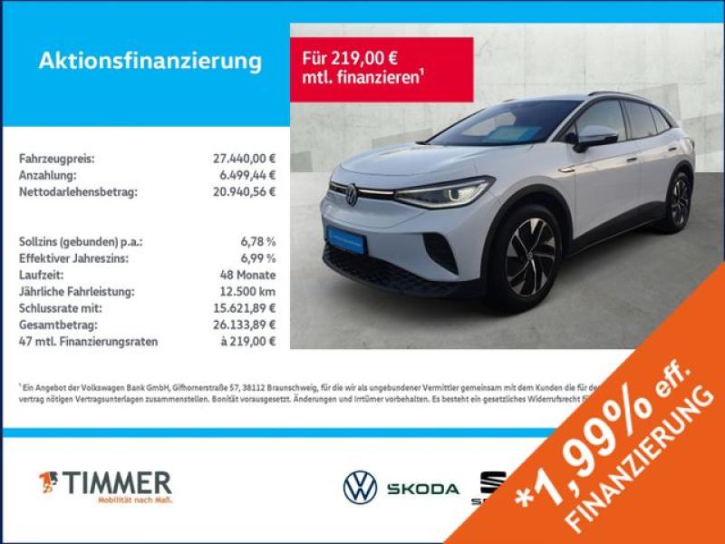 VW  ID.4 PRO PERF. 82 kWh +WÄPU +IQ.LIGHT +AHK +360°, Gletscherweiß Metallic