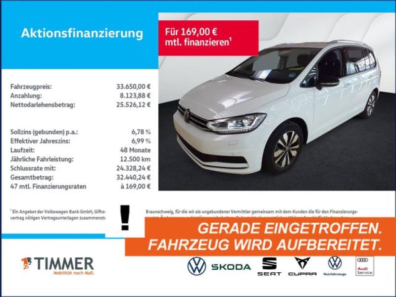VW  Touran 2.0 TDI DSG GOAL +7-SITZE +AHK +IQ.LIGHT, Pure White