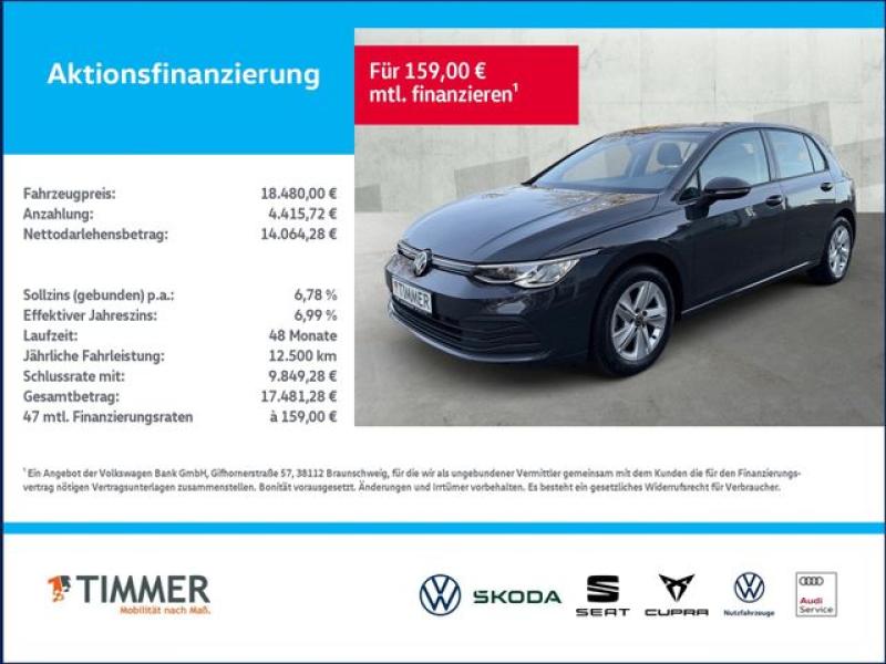 VW  Golf VIII 1.5 TSI LIFE *LED *VIRTUAL *NAVI *SHZ, Uranograu