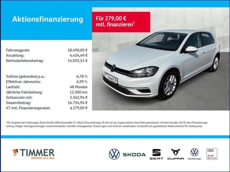 VW  Golf VII 2.0 TDI DSG Comfortline +NAVI+, weiß