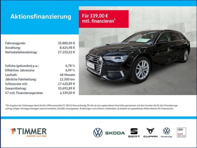 AUDI  A6 Avant 40 TDI S tronic DESIGN +PANO +LEDER +LE, Mythosschwarz Metallic