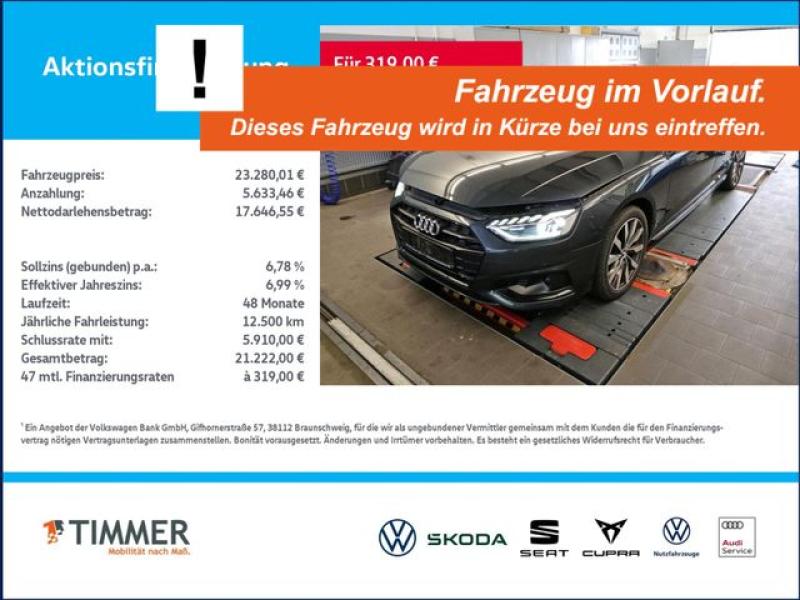 AUDI  A4 Avant 35 TDI S tronic ADVANCED +AHK +LED +ACC, Manhattangrau Metallic