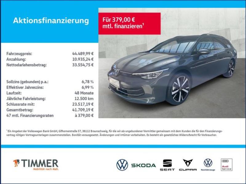 VW  Golf Variant Style 2,0 l TDI SCR DSG, Delfingrau Metallic