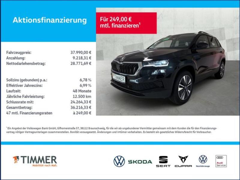 SKODA  Karoq 1.5 TSI DSG Balance *NAVI*AHK*, Black-Magic Perleffekt